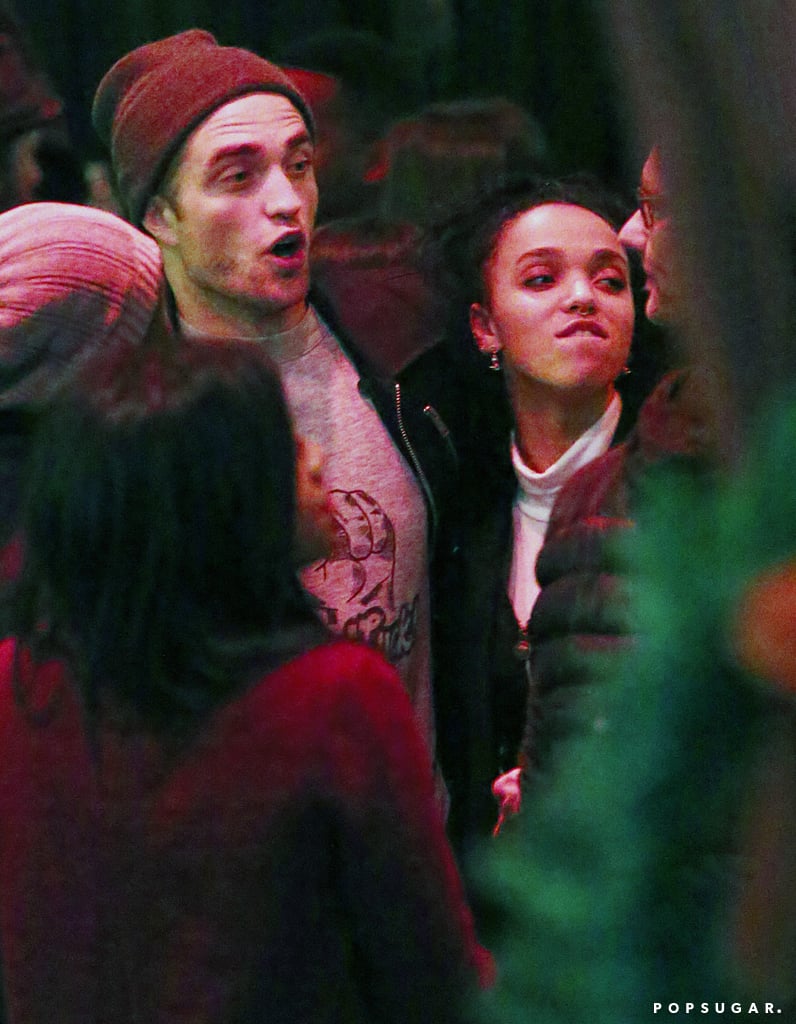 Robert Pattinson and FKA Twigs Kissing in LA