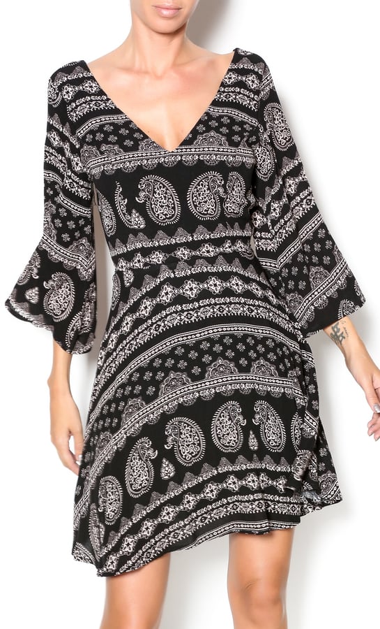 Sage Paisley Printed Dress ($37)
