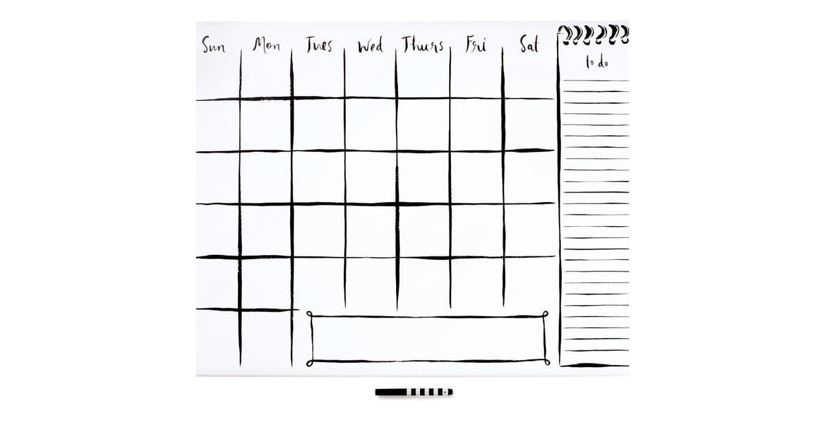 Kate Spade Wall Calendar Cubicle Decor Ideas POPSUGAR Smart Living