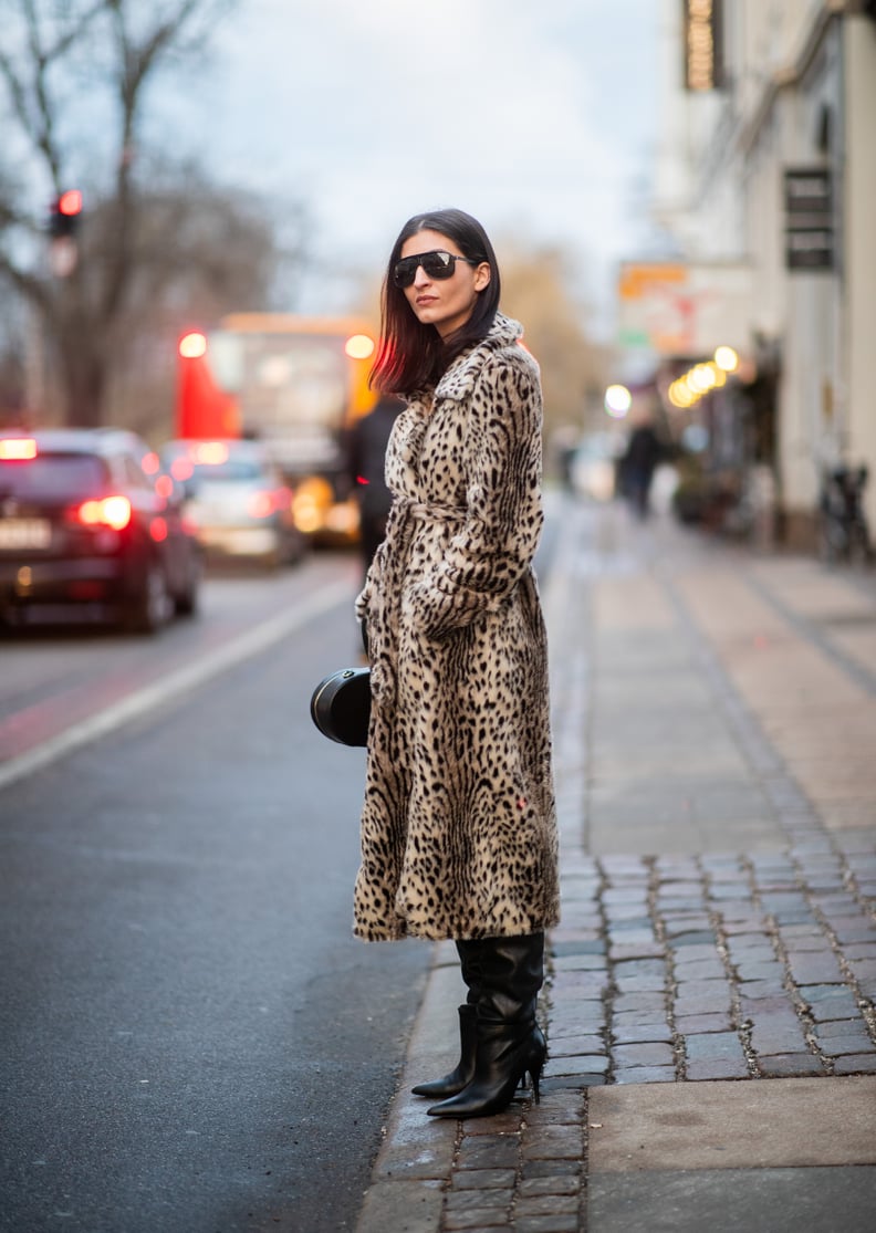 Take a Walk on the Wild Side in an Animal-Print Coat