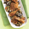 chicken and artichoke fricassee with morel mushrooms