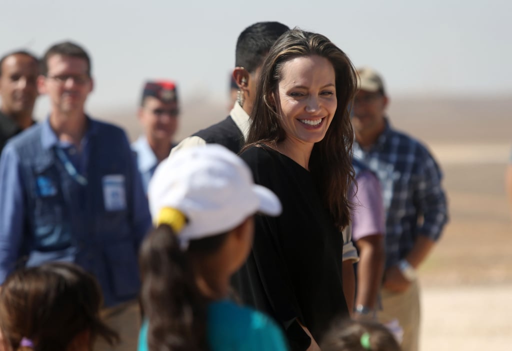Angelina Jolie Visits a Refugee Camp in Jordan 2016