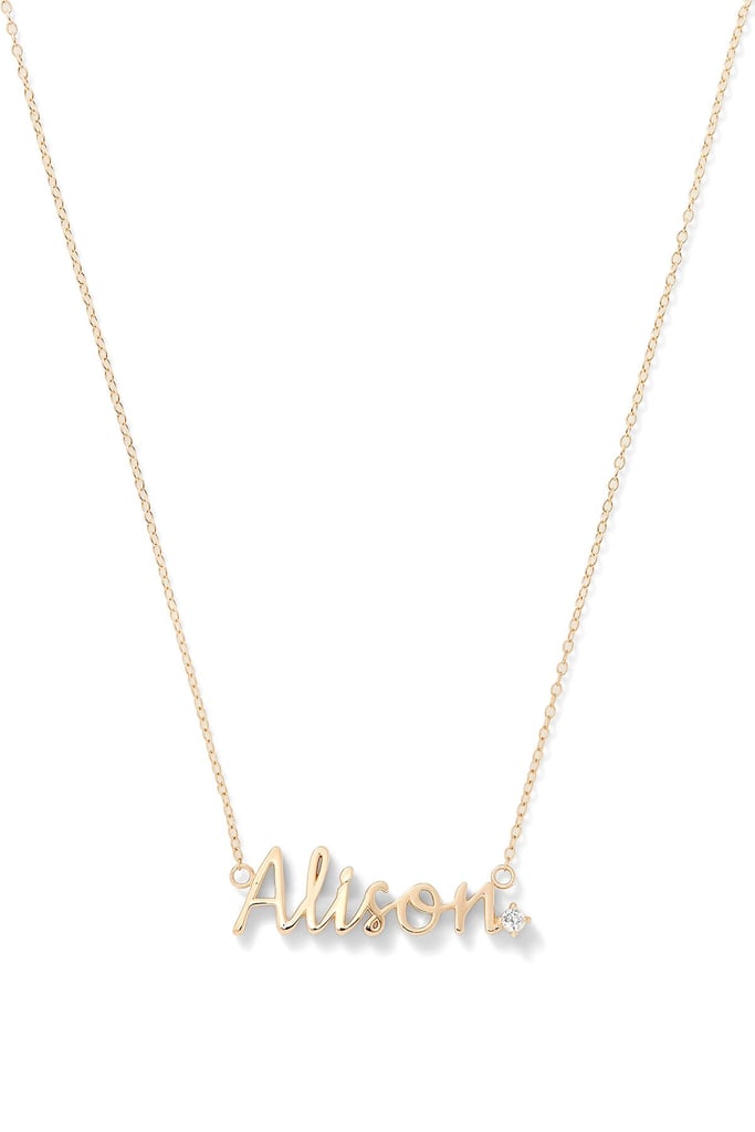 Alison Lou Jewellery Custom Word Necklace