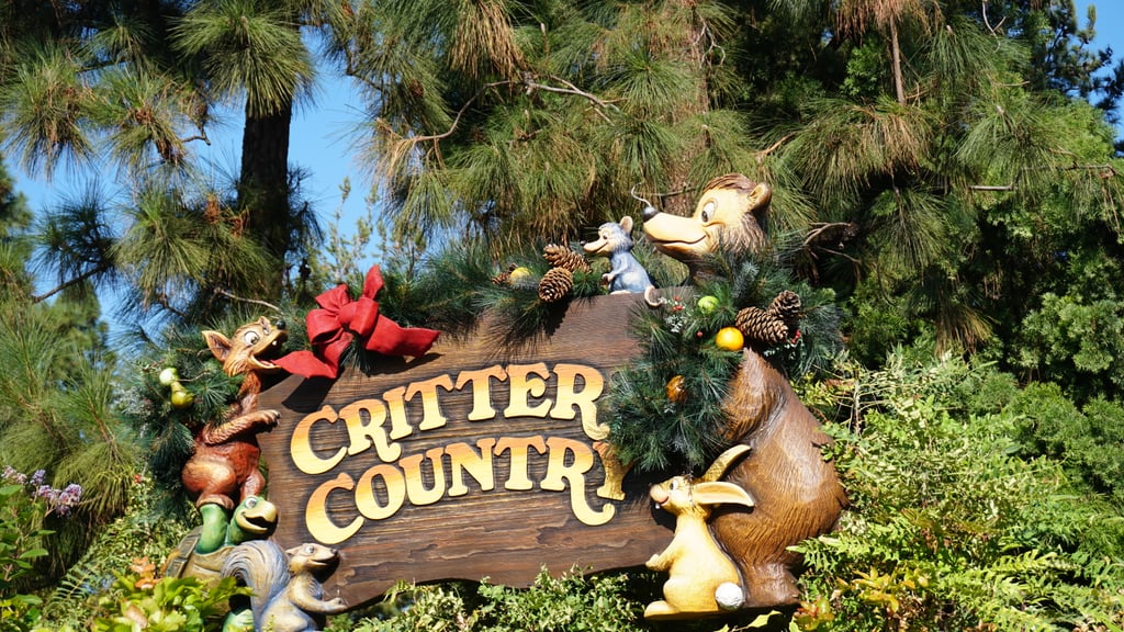 Critter Country gets a holiday look that's unique to that area of the park.