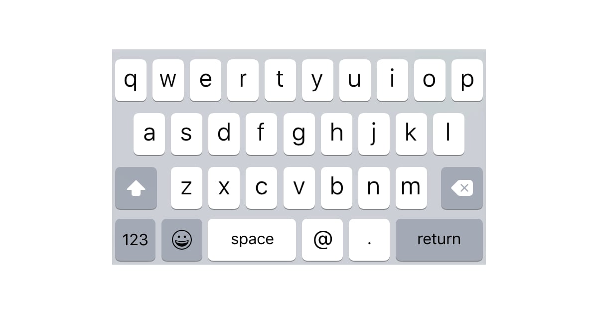 A lowercase keyboard iOS 9 Features POPSUGAR Tech Photo 1