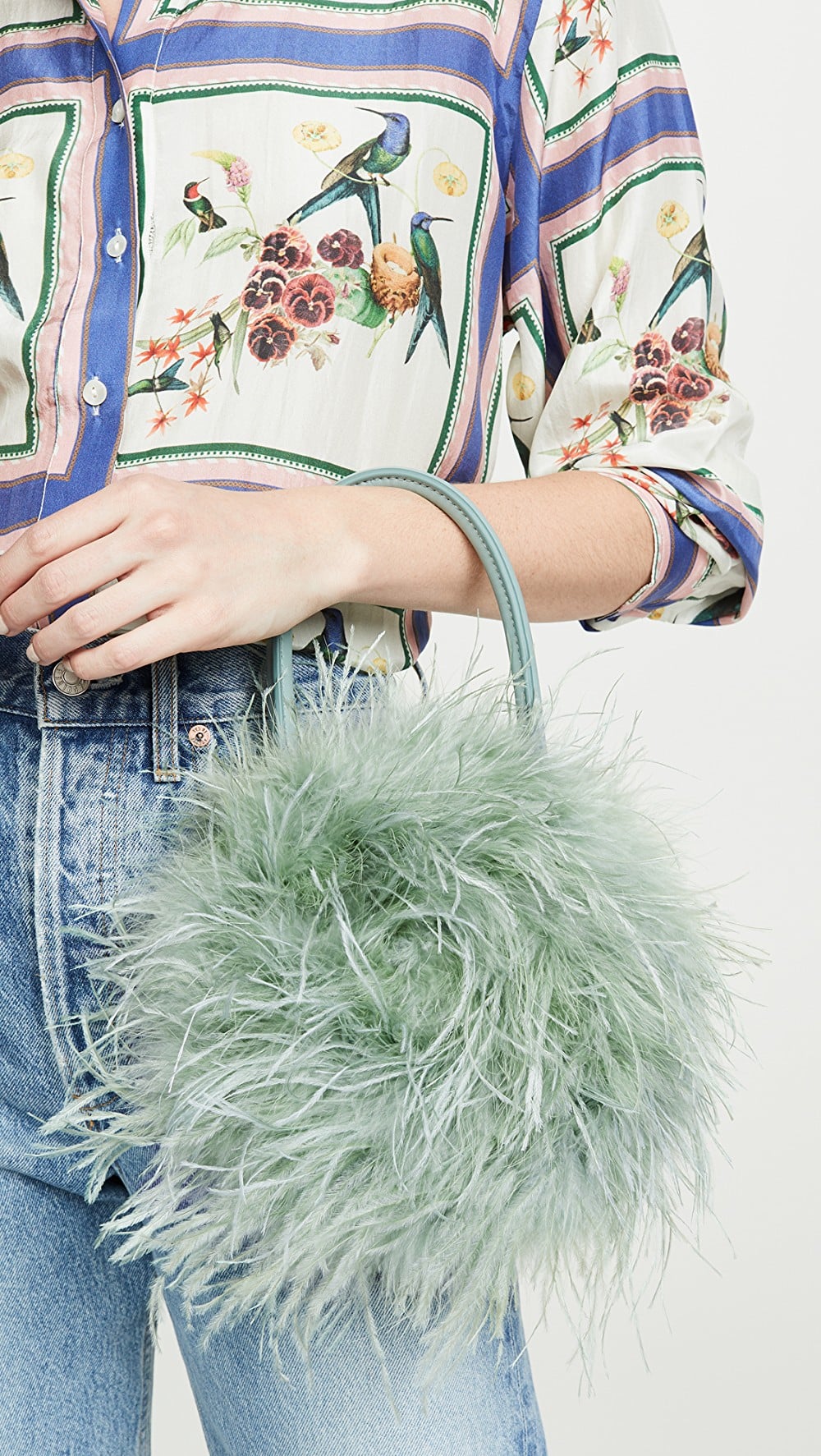 Loeffler randall feather bag sales