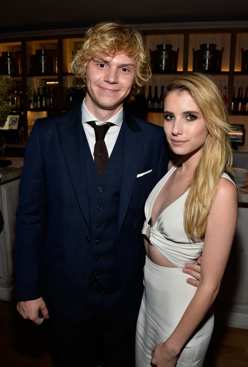 Evan Peters and Emma Roberts