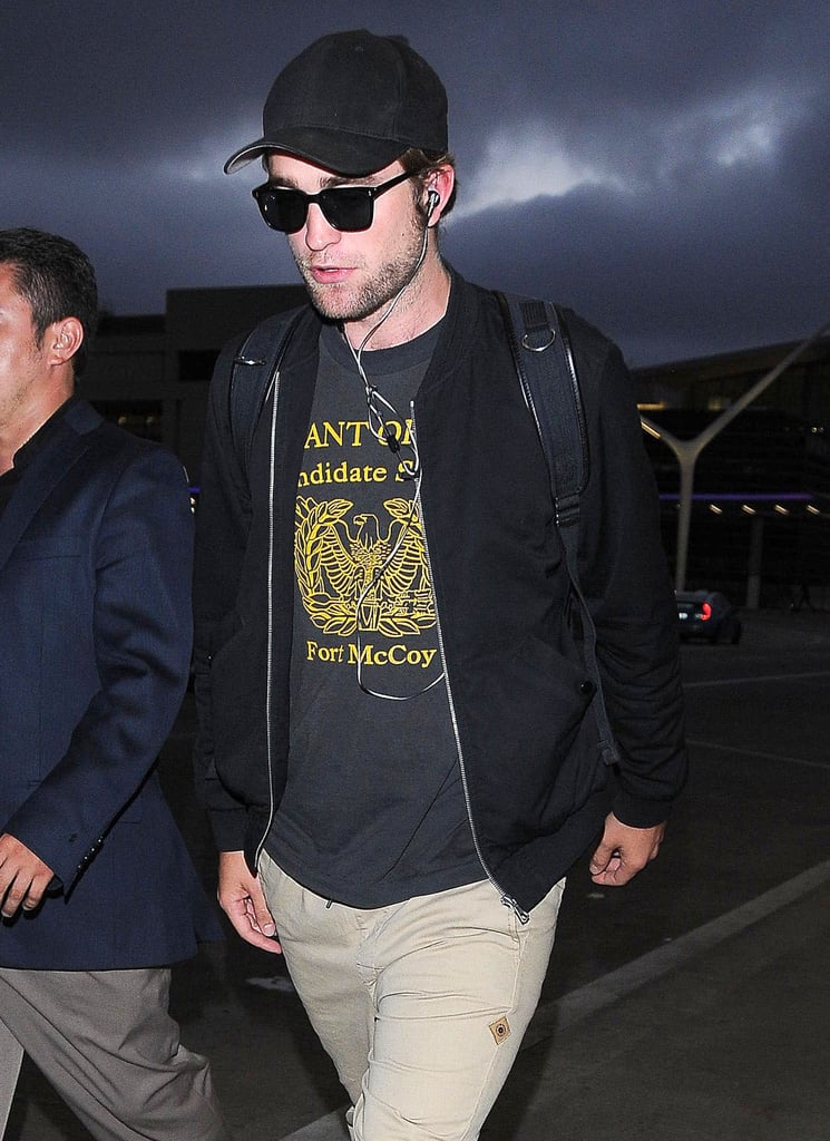 On Wednesday, Robert Pattinson touched down in LA after his outing with singer FKA Twigs in London.