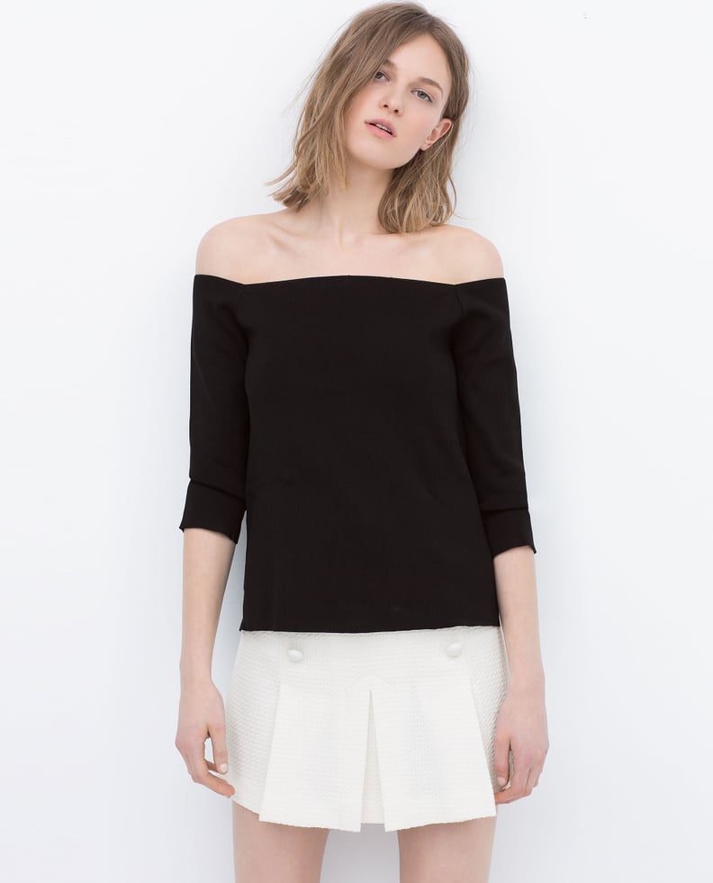 Zara Off-the-Shoulder Sweater