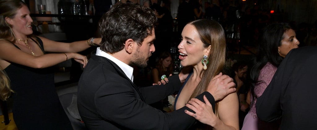 Kit Harington and Emilia Clarke Hug It Out at the Emmys
