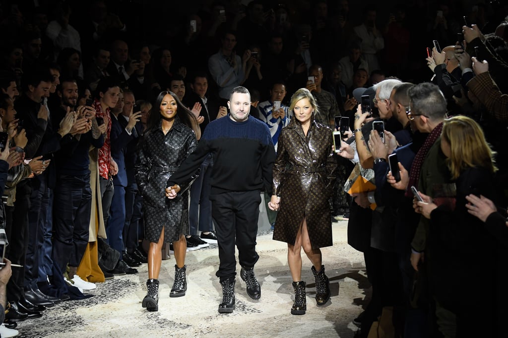 Kate Moss and Naomi Campbell Louis Vuitton Runway Jan 2018