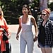Selena Gomez Wearing an All-White Outfit
