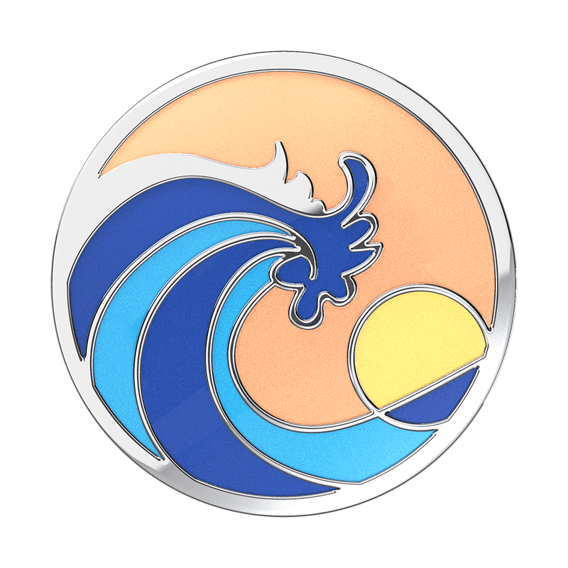 Ride the Wave Enamel PopSocket