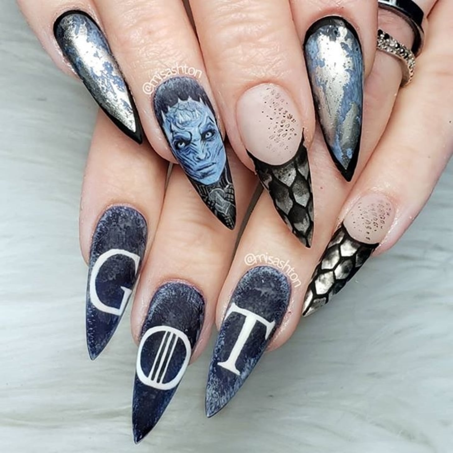 Game Of Thrones Nail Art Popsugar Beauty Uk