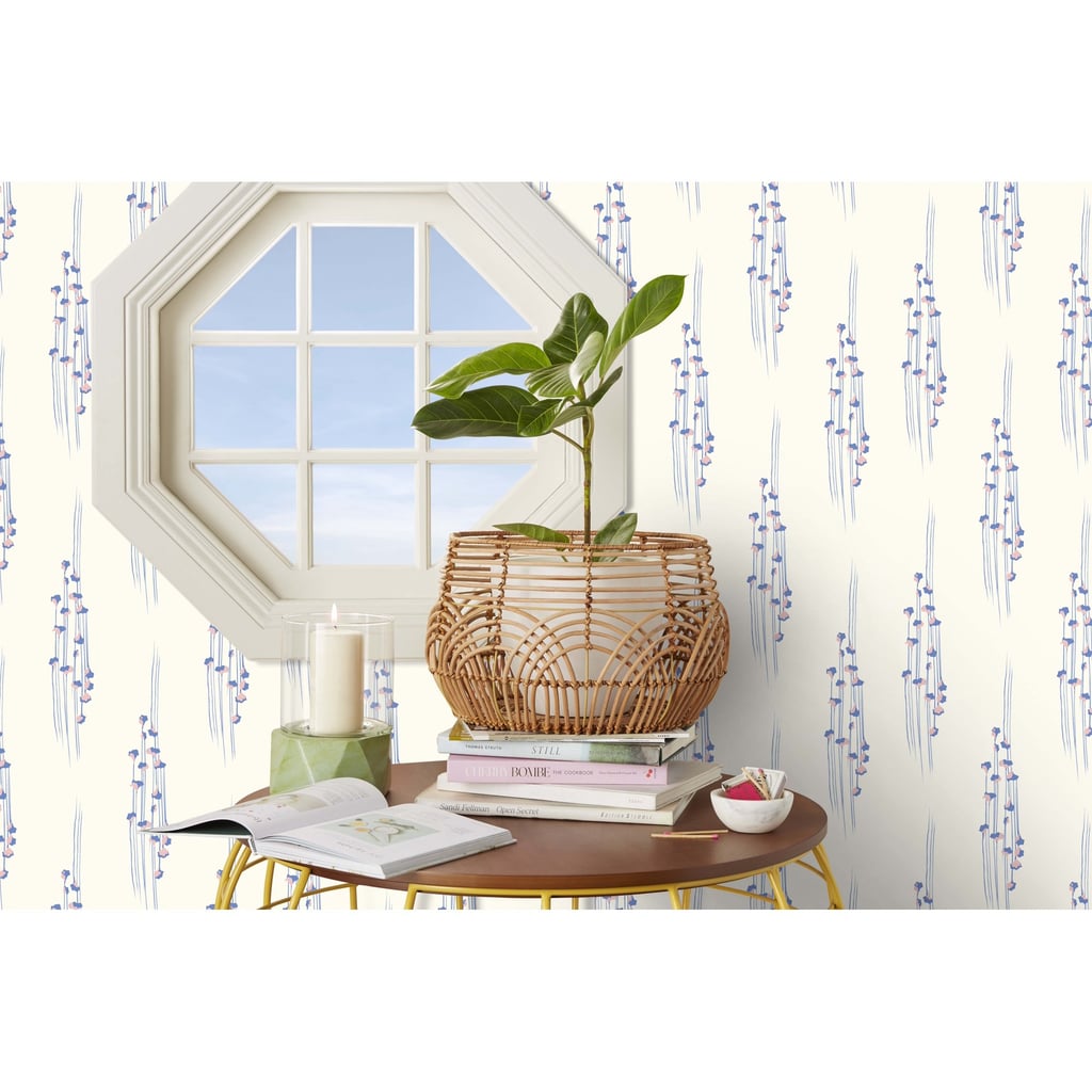 Drew Barrymore Flower Home Gingko Blue Peel & Stick Wallpaper