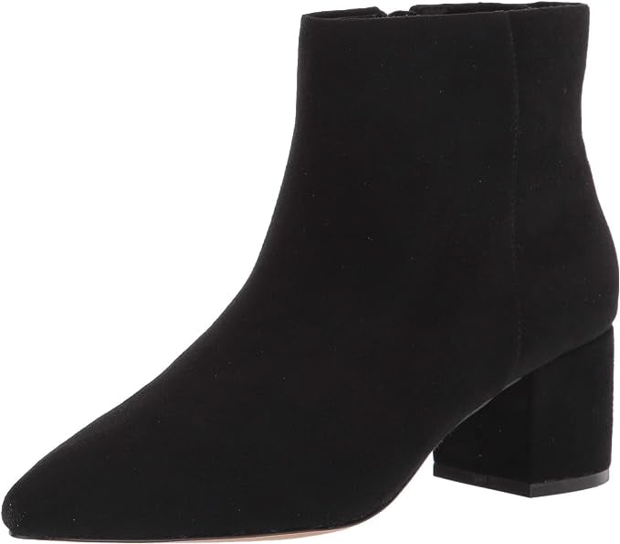 Amazon The Drop Jessi Side-Zip Block Heel Ankle Boot