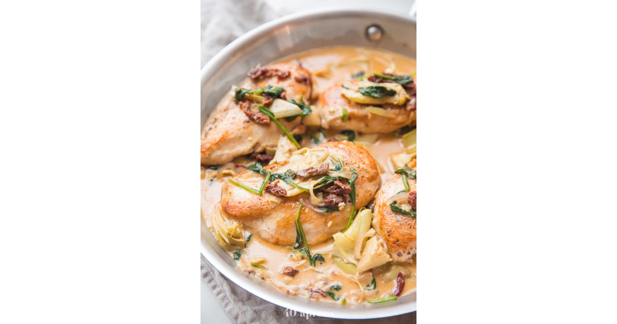 Creamy Tuscan Chicken with Artichokes Best Recipes For Weight Loss