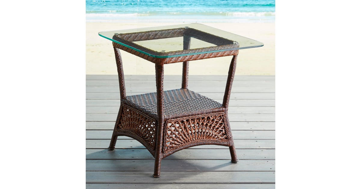 Azteca Chestnut Brown End Table | Pier 1 Imports Outdoor ...