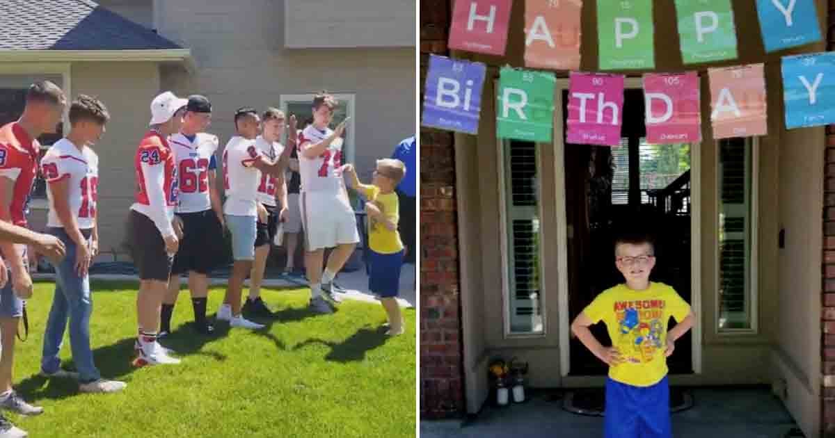 Idaho Boy With Autism Is Surprised by Football Team POPSUGAR Family