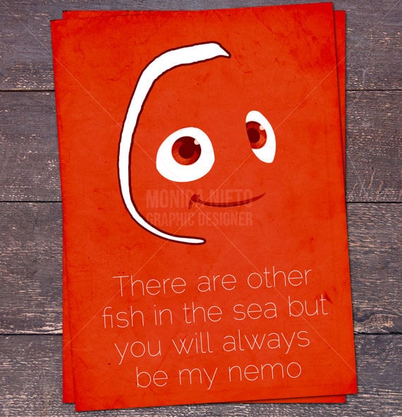 Finding Nemo Valentine's Day cards