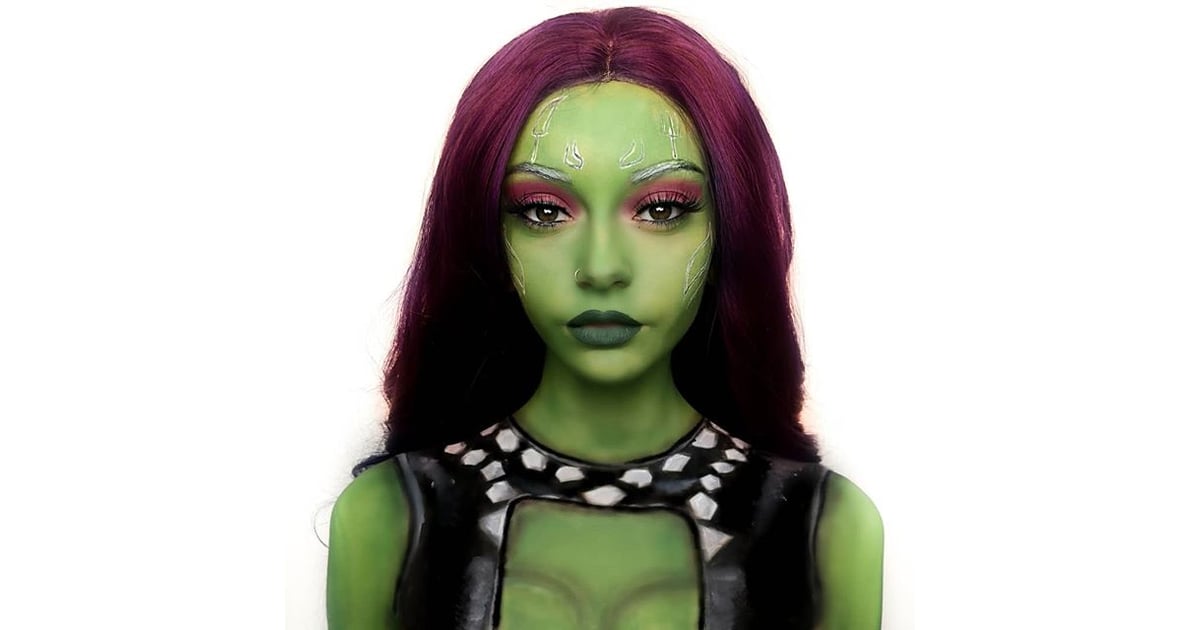 Purple Hair Gamora From Guardians Of The Galaxy 55 Drop Dead