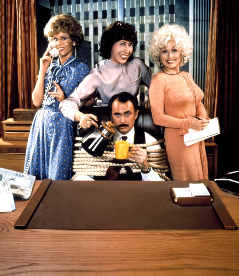 NINE TO FIVE, (aka 9 TO 5), Jane Fonda, Lily Tomlin, Dolly Parton, Dabney Coleman (seated), 1980, TM and Copyright (c)20th Century Fox Film Corp. All rights reserved.