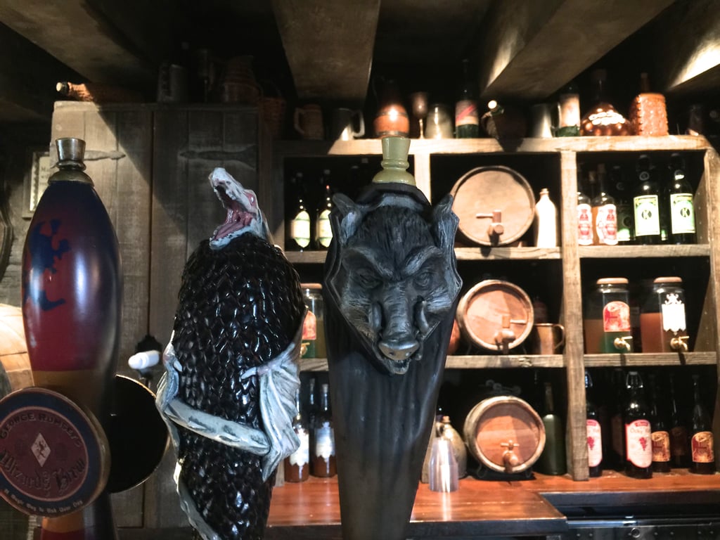 The Hog's Head has specialty drinks — and listen closely for house elves while you're there.
