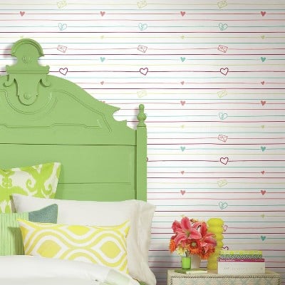 Letter Peel-and-Stick Wallpaper