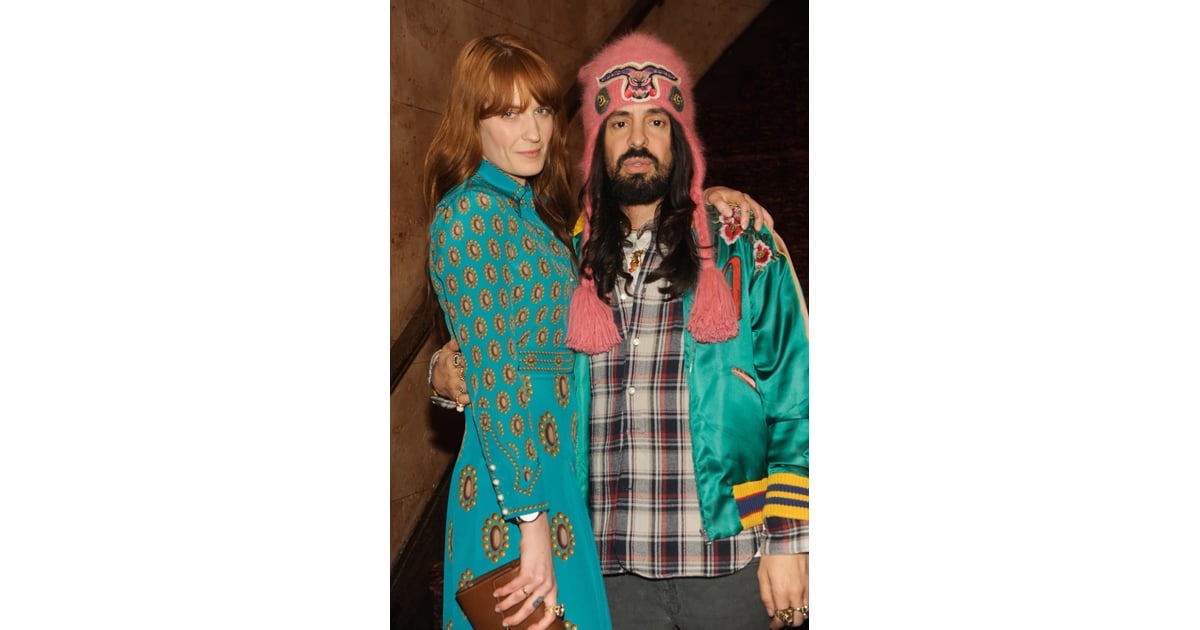 Florence Welch With Gucci Creative Director Alessandro Michele