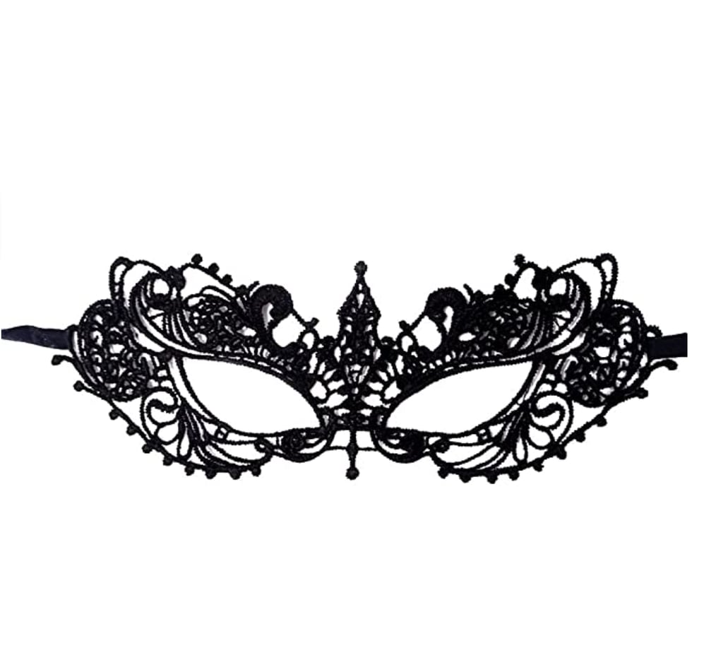 Black Lace Mask For Masquerade