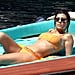 Kourtney Kardashian Orange Bikini in Italy June 2018