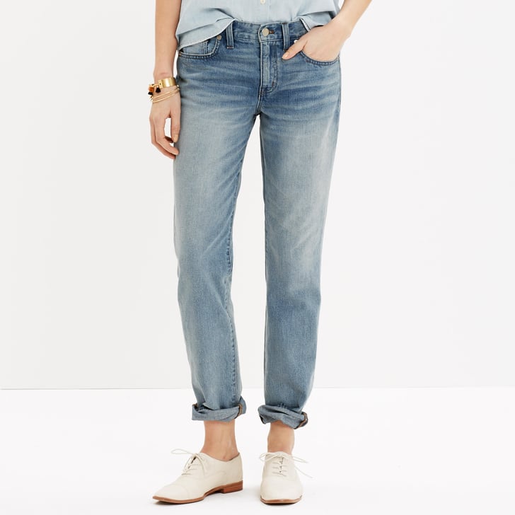 Madewell the Boyjean in Coltrane Wash ($115) | Spring Denim Trends 2015 ...