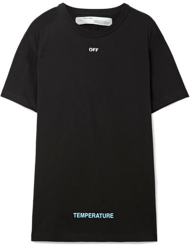 Off-White Oversized Printed Cotton-jersey T-shirt