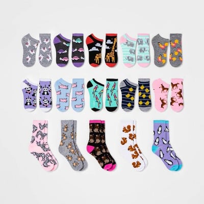 Women's "Everybody Wants to Be a Unicorn" 15 Days of Socks Advent Calendar