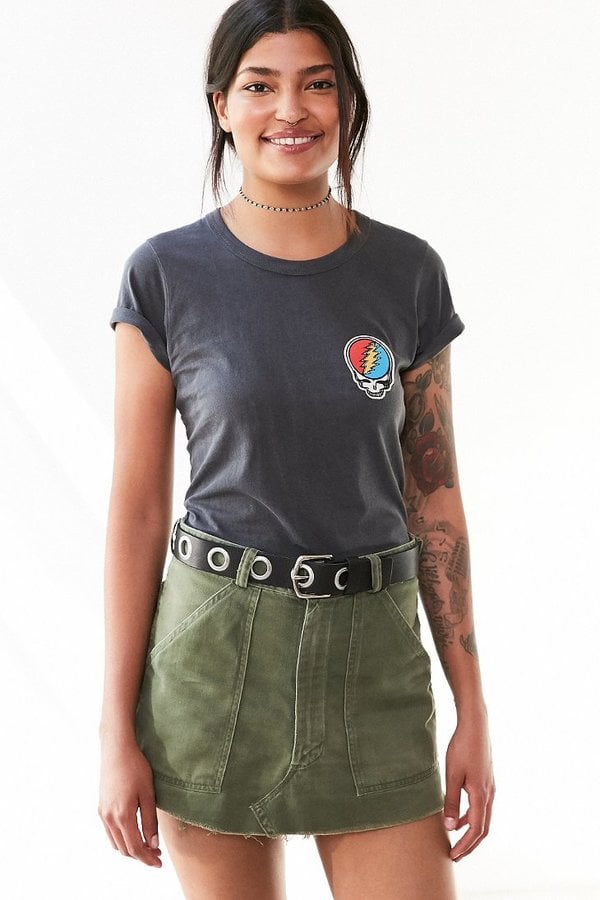 Junk Food Clothing Band Patch Tee ($45)