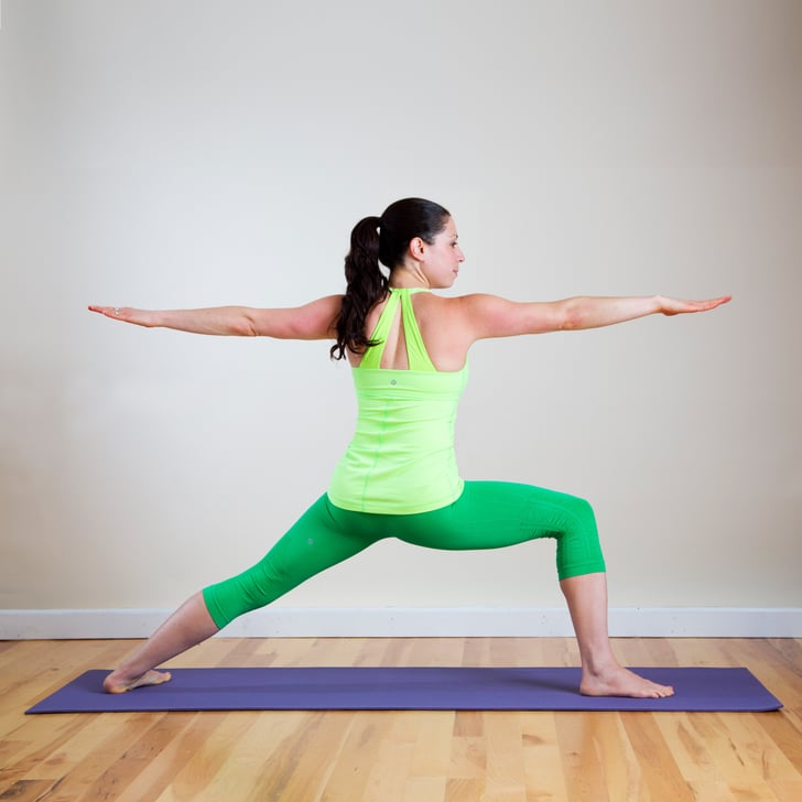Warrior 2 Pose | Heating Yoga Sequence | POPSUGAR Fitness Photo 5