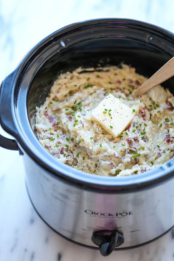 Slow-Cooker Garlic Mashed Potatoes