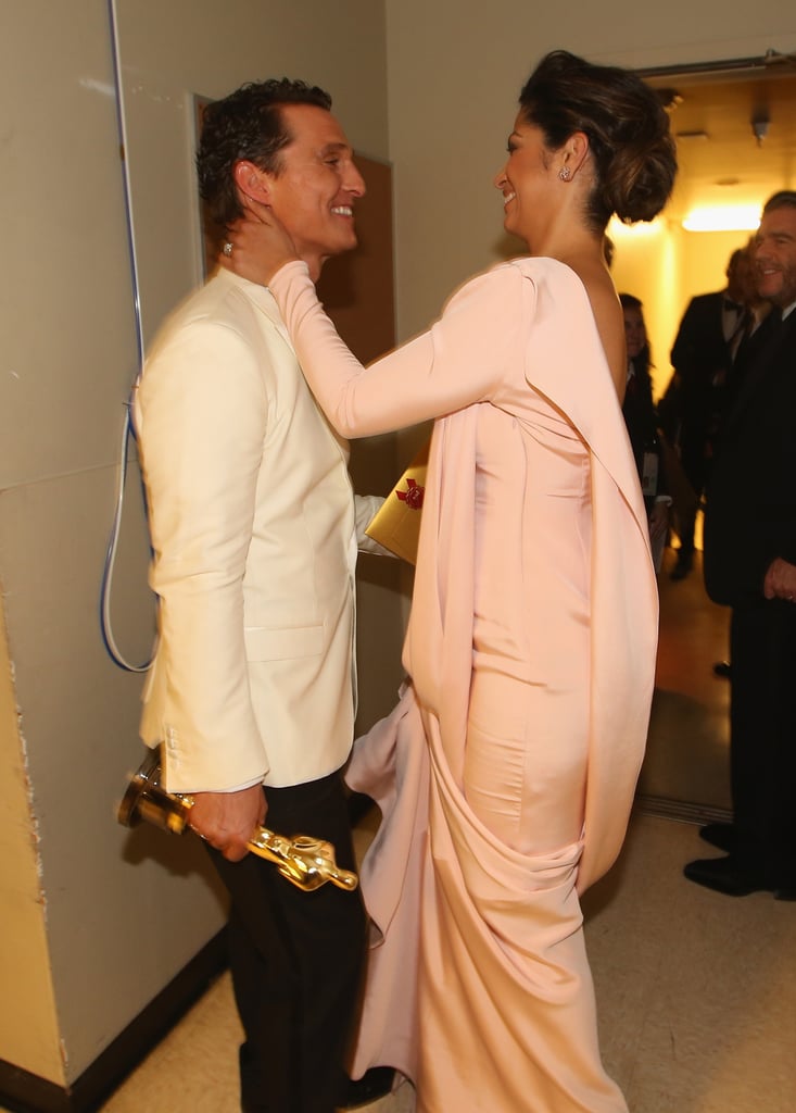 Matthew McConaughey and Wife Camila Alves at Oscars POPSUGAR