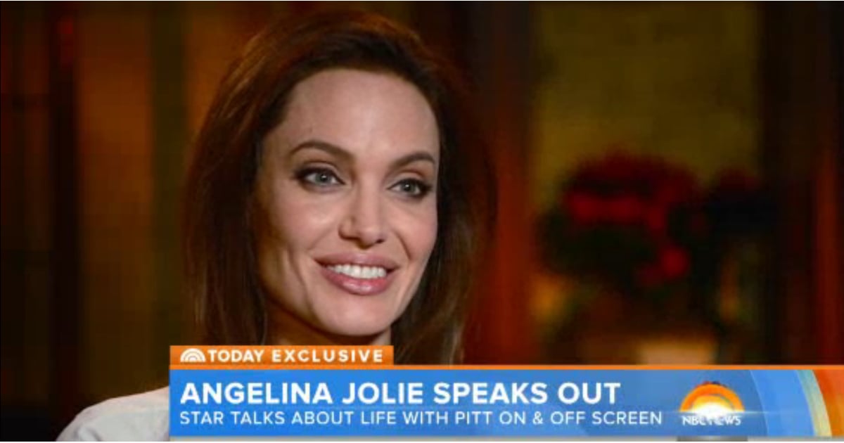 Angelina Jolie Interview on the Today Show Video POPSUGAR Celebrity