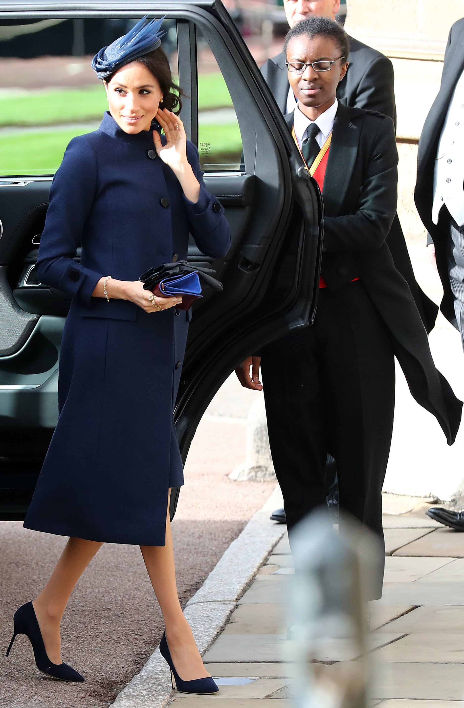Meghan outfit 2025 eugenie wedding