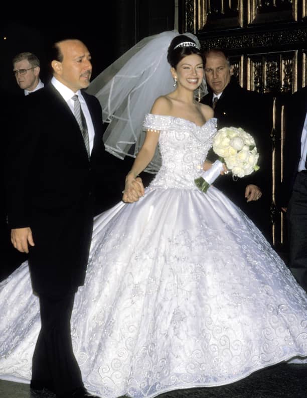 Thalia and Tommy Mottola s Wedding Pictures POPSUGAR Latina