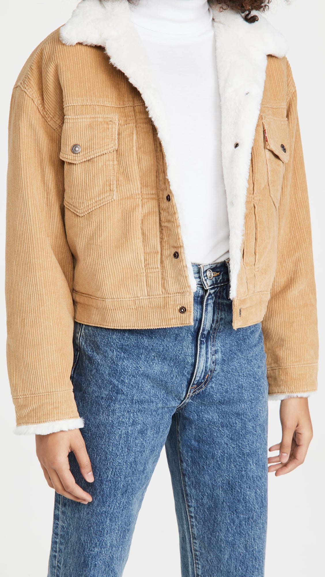 Levi cord shop trucker jacket uk
