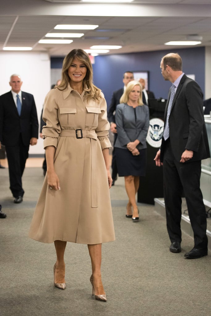 Melania Trump's Trench Dress
