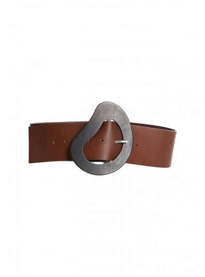 Tibi Organic Leather Thick Belt