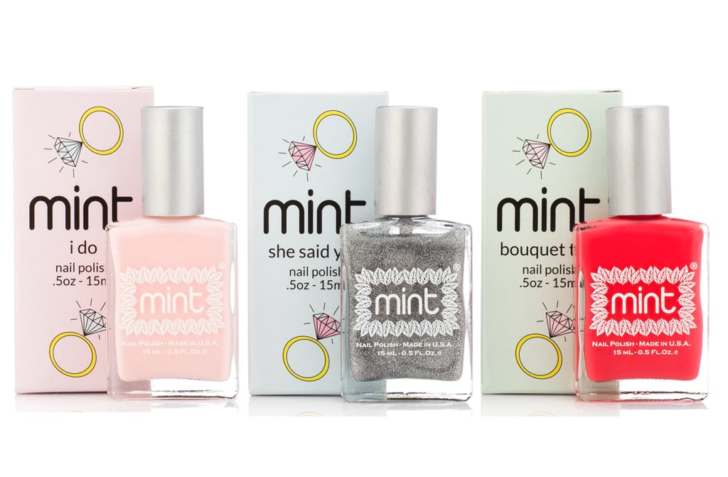 Mint Bridal Nail Polishes