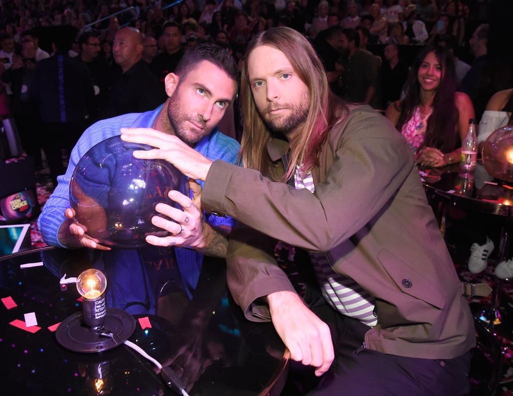 Adam Levine and James Valentine of Maroon 5