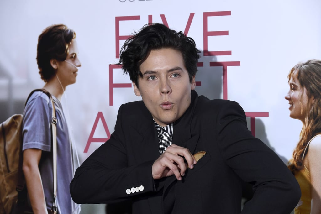 Cole Sprouse Brings Bread to Five Feet Apart Premiere