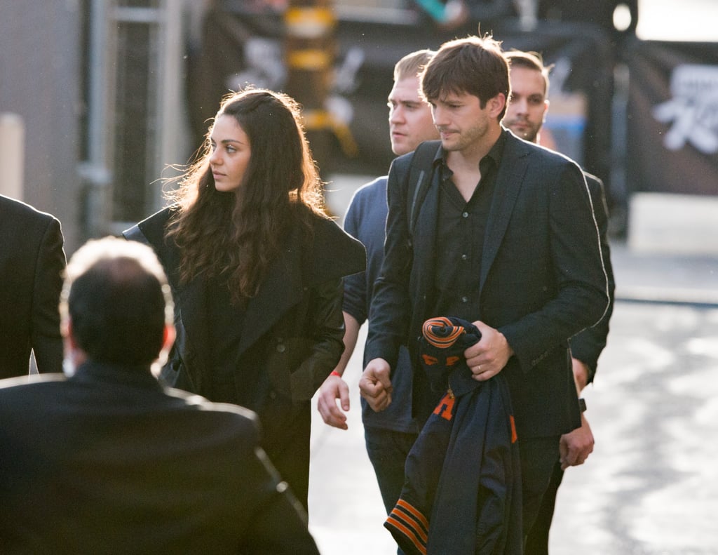 Ashton Kutcher and Mila Kunis in LA March 2016