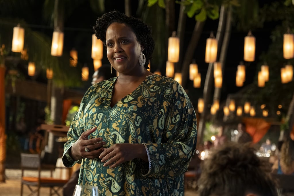 Belinda's Green Dress on "The White Lotus" Season 3, Episode 3