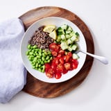 Quinoa Salad With Edamame, Tomato, and Cucumber Recipe